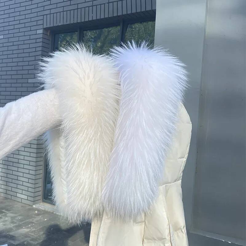 Raccoon Fur Collars For Jacket - Winter Clothing Pk review and price