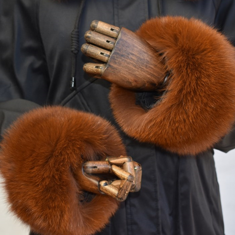 Fox Fur Cuffs For Women Whole  - Winter Clothing Pk review and price