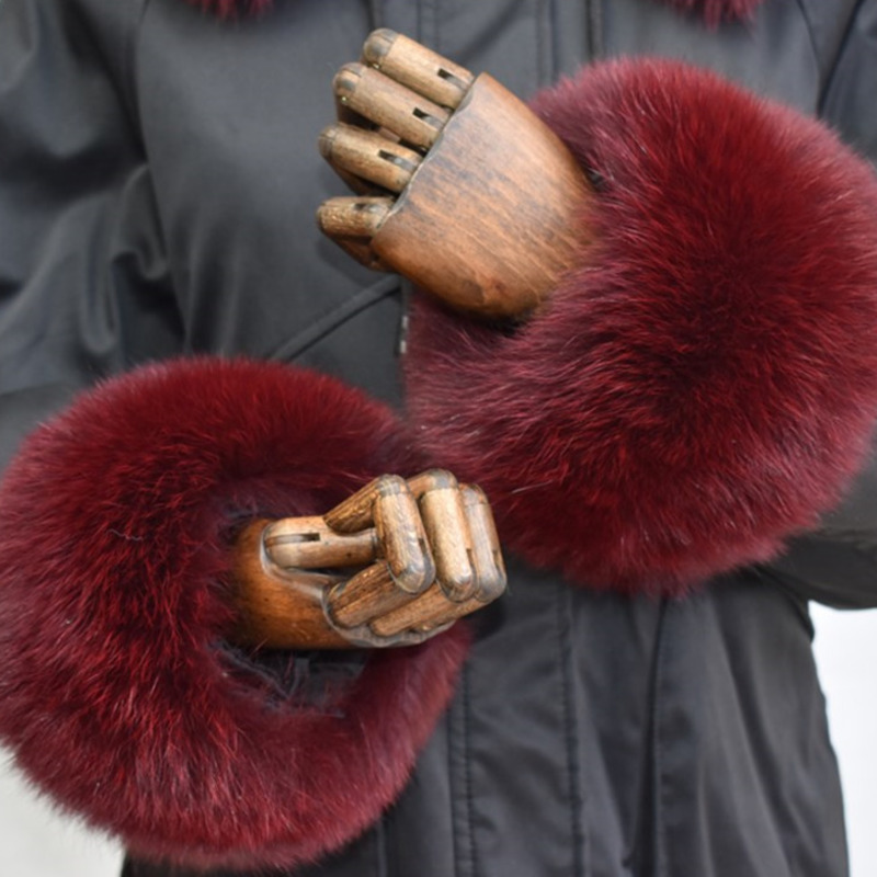 Fox Fur Cuffs For Women Whole  - Winter Clothing Pk review and price