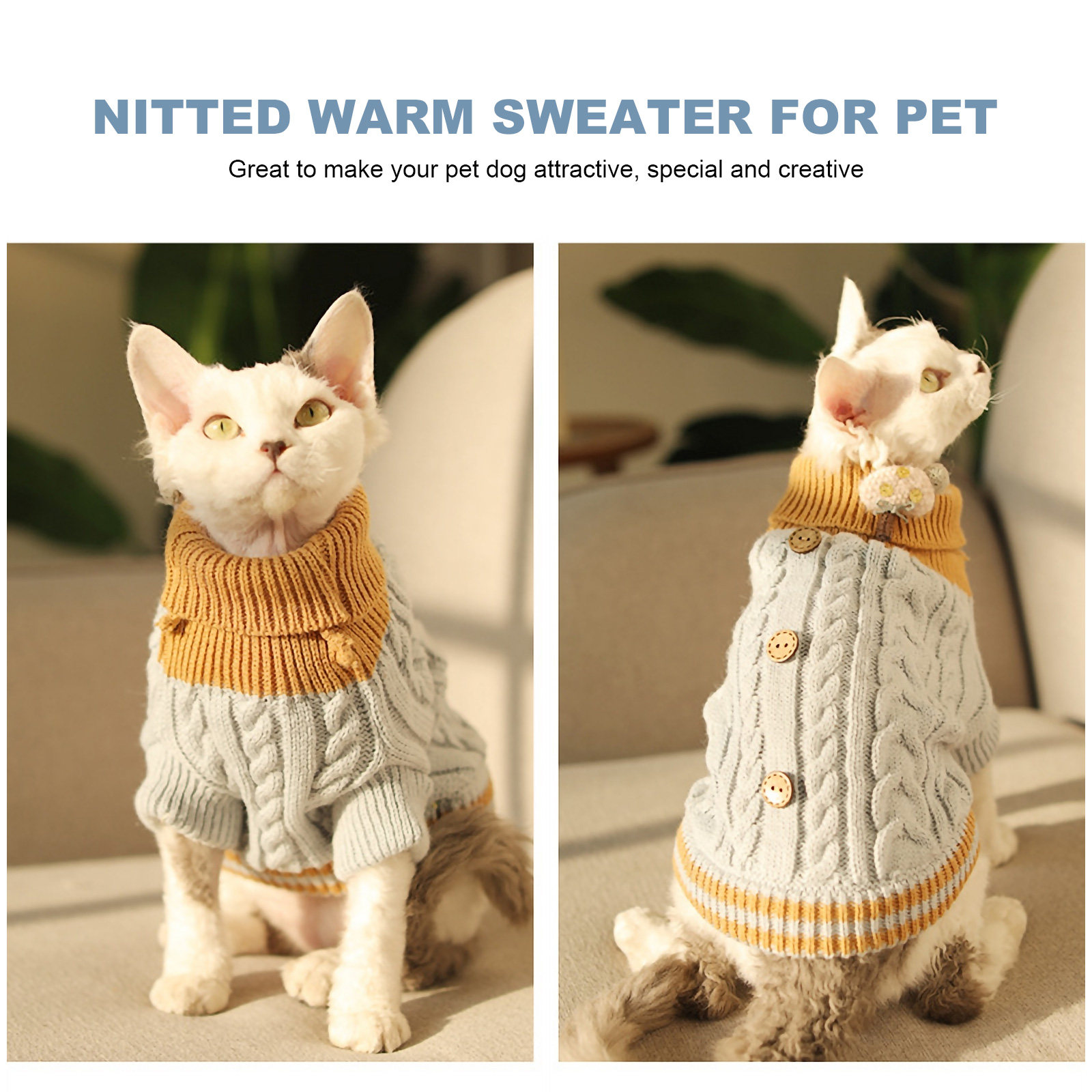 1Pcs Pet Sweater Winter Knitwe - Winter Clothing Gift Ideas review and price