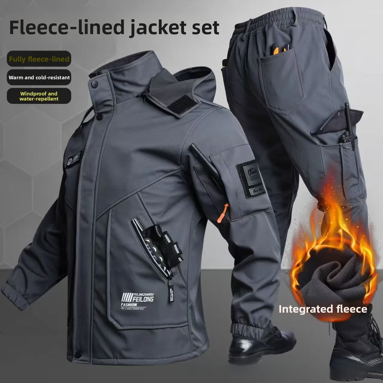 Thickened Fleece Autumn Winter - Winter Clothing Pk review and price