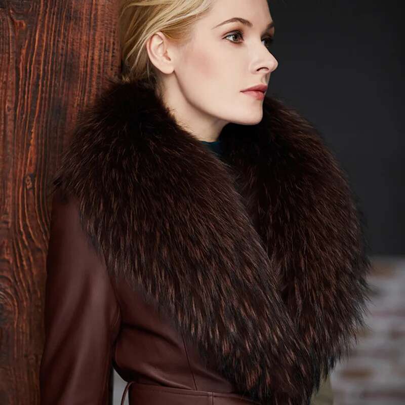 Raccoon Fur Collar Female Wint - Winter Clothing Pk review and price